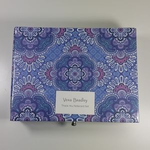 Vera Bradley Thank You Notecard Set Lilac Tapestry